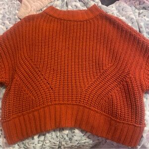 moon & madison orange sweater